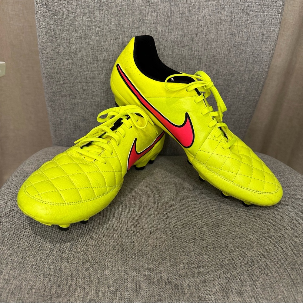 Nike Tiempo genio leather fg mens soccer Cleats size 13